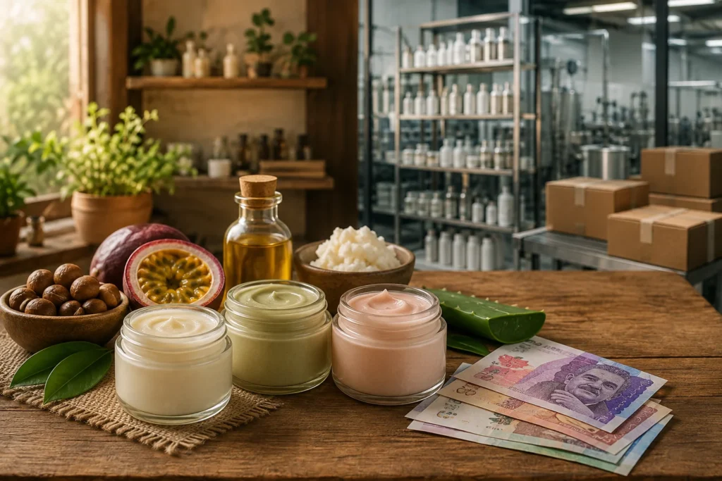 Primeros productos artesanales de Milagros Beauty Colombia